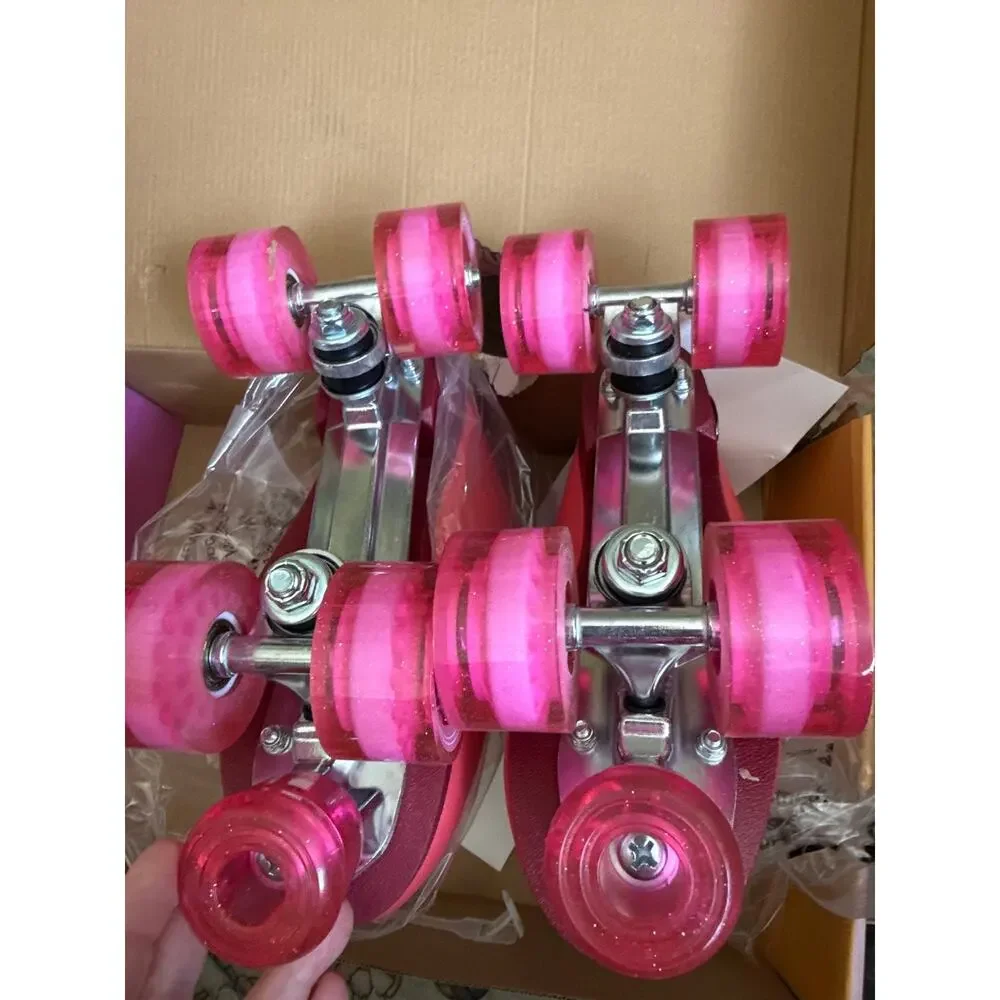 Foxy Skates Women’s Fire Red (hot pink) Rollerskates Size 9 NWT